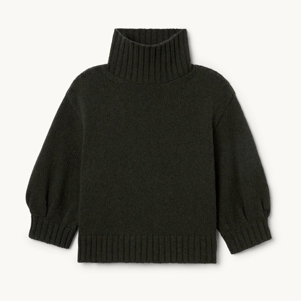 GWYN / G. Label by Goop One-And-Done Turtleneck (Sz XS) Wool Cashmere Forest